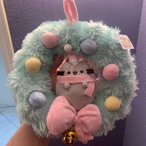 Pusheen Plush Christmas Wreath Plush 10"